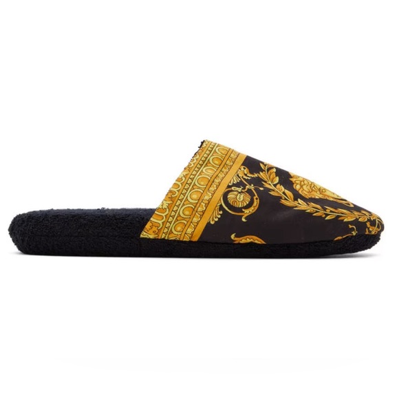 New Versace I ♡ BAROQUE SLIPPERS Size: SMALL ( 7US) S: 23 cm - Picture 6 of 8